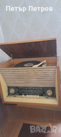 Радио грамофон Ретро , снимка 4 - Грамофони - 51851880