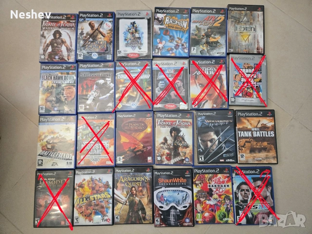 лот 23 игри за ps2-цена за всичко