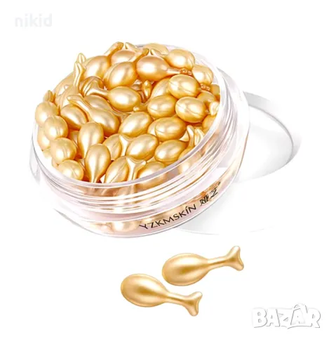 капсули с плацента против стареене и бръчки Хиалуронова киселина Серум за лице лице