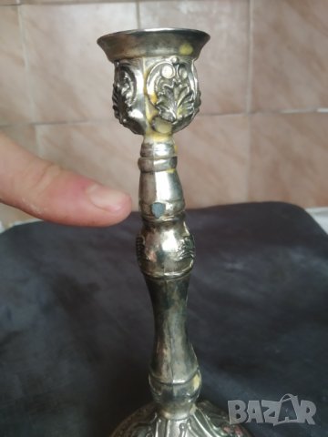 метален свещник, снимка 3 - Декорация за дома - 35305204