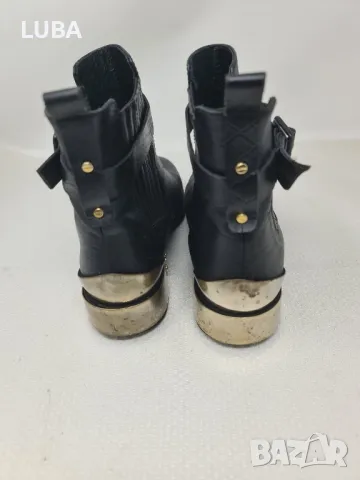 дамски кожени ботуши номер 37, снимка 10 - Дамски ботуши - 48459315