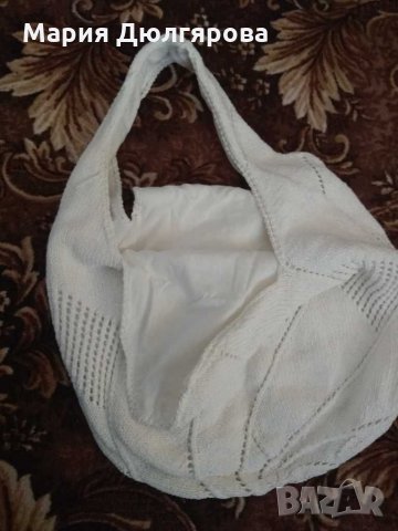 Дамска плетена чанта, снимка 2 - Чанти - 28904495