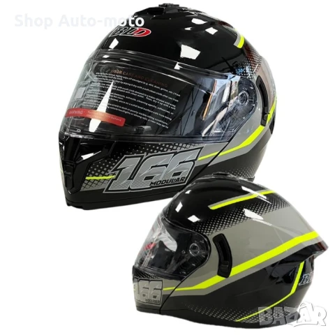 Мото каска Automat, Каска с двоен визьор, 166, S, M, L и XL размер, 4 цвята, снимка 4 - Аксесоари и консумативи - 50652169