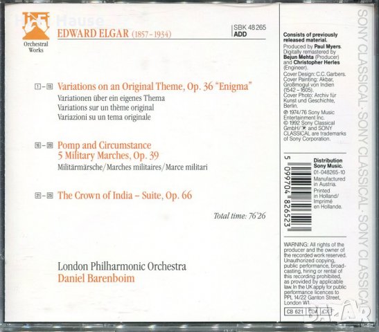 Enigma Variations-London Philharmonic Orkestra, снимка 2 - CD дискове - 34576084