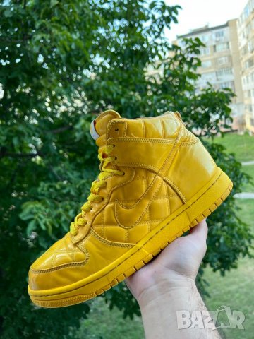 Nike Dunk Zoom High Supreme Yellow -- номер 44, снимка 3 - Кецове - 34325183