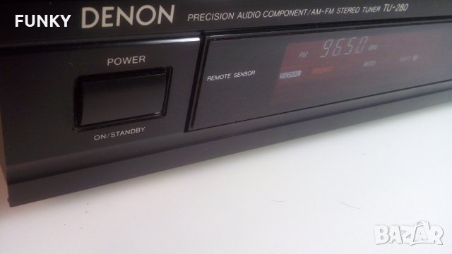 Denon. Denon TU-280 AMFM Stereo Tuner (1992-94), снимка 2 - Ресийвъри, усилватели, смесителни пултове - 33303568