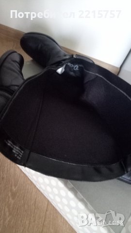 Ботуши от естествена телеш.кожа и велур. От Италия., снимка 3 - Дамски ботуши - 38293537