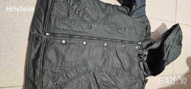 Зимно яке със сваляща качулка, снимка 5 - Якета - 47609643