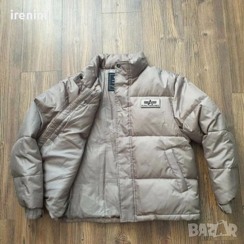 Страхотно мъжко пухено яке ALPHA INDUSTRIES размер L , пух и пера , снимка 2 - Якета - 38517673