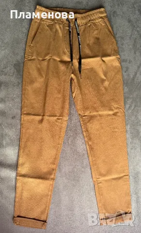 Дамски кафяв клин-панталон - one size 