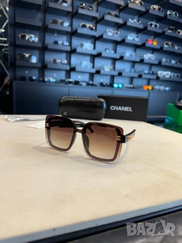 очила с черен обикновен калъф и ув защита chanel , снимка 16 - Слънчеви и диоптрични очила - 50776601