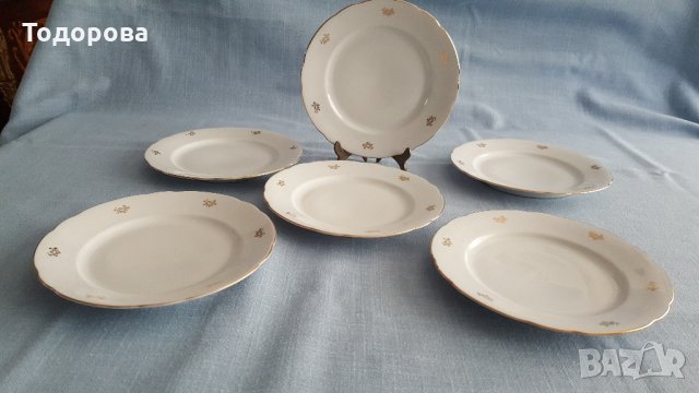 Комплект порцеланови чинии- Бавария - 6 броя.Отлично състояние., снимка 2 - Антикварни и старинни предмети - 33048164