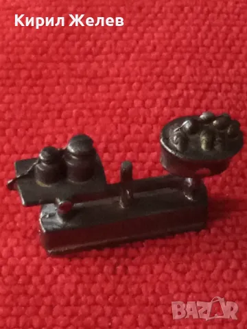 КОЛЕКЦИОНЕРСКА МЕСИНГОВА МИНИАТЮРА на СТАРА ВЕЗНА РЕТРО ТЕГЛИЛКА 39877, снимка 11 - Колекции - 46961070