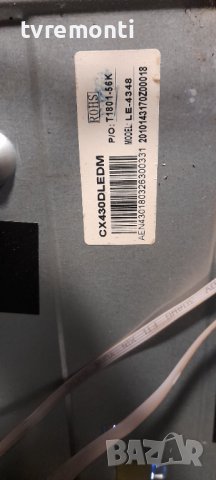 лед диоди от дисплей CX430DLEDM от телевизор SANG. МОДЕЛ, LE-43SA20