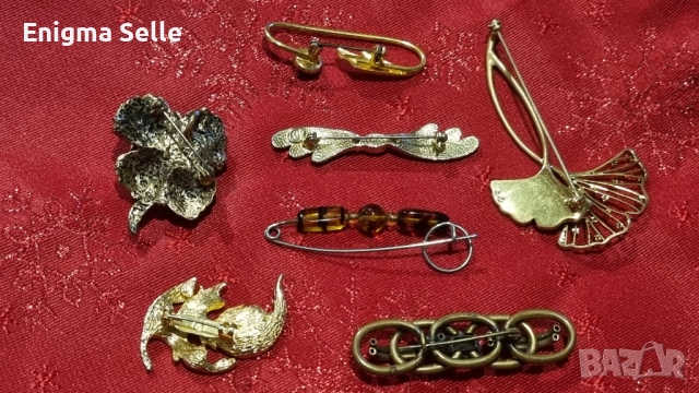 Лот от брошки , снимка 3 - Антикварни и старинни предмети - 52528455