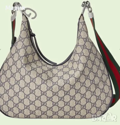 Елегантна Гучи/Gucci „Attache-Аташе” чанта с 2 дръжки, снимка 6 - Чанти - 49899449