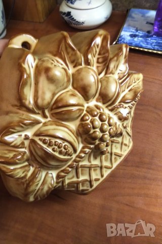 Френска  ръчно изработена керамична форма за печене  , снимка 6 - Декорация за дома - 33533552