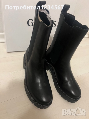 НОВИ оригинални боти челси GUESS-36 на под половин цена, снимка 7 - Дамски боти - 51439289
