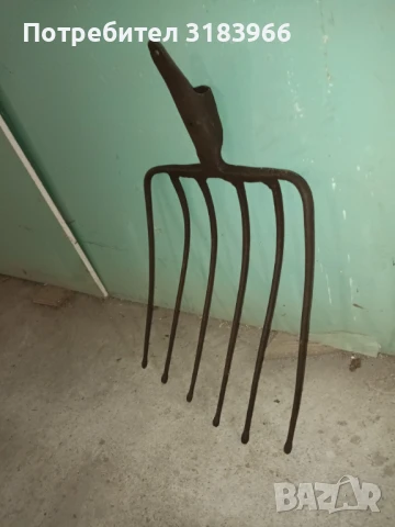 голяма вила за въглища, снимка 3 - Градински инструменти - 50678133