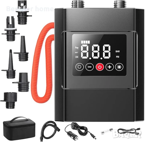 FIETODK Електрическа, акумулаторна SUP помпа 12000mAh 