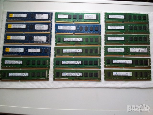 RAM памет 4GB DDR3 1333/1600 МHz за настолен компютър  RAM, снимка 1 - RAM памет - 37594820
