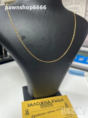 Златен синджир 18 карата, снимка 2 - Колиета, медальони, синджири - 47837335