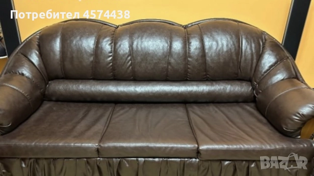 Качествена Холна Гарнитура - Еко Кожа - Меки мебели, снимка 5 - Дивани и мека мебел - 52254770