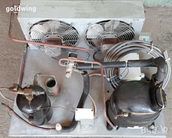 Хладилен агрегат в пълен комплект,  проверен, 380 V захранване,  компресор Ambraco Aspera, NJ 2212GS, снимка 2 - Хладилници - 28664182