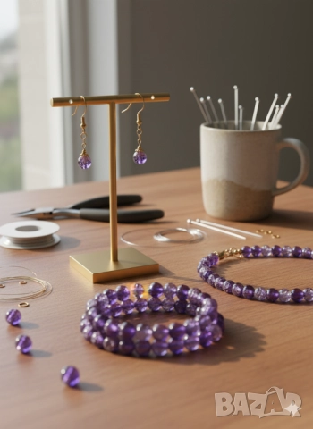 Стъклени Мъниста за Бижута 10мм 8мм 6 мм 4мм J265, снимка 4 - Други - 52480140