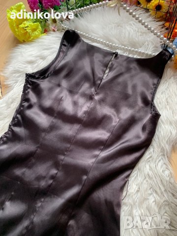 Сатенена рокля VILA, снимка 3 - Рокли - 40647346