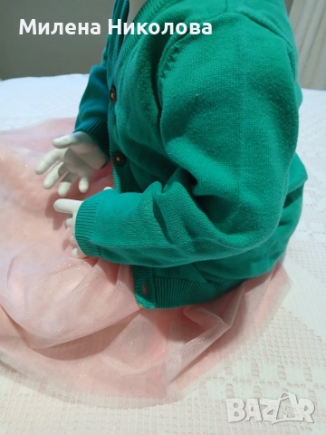 Жилетка + пола тюл размер 80, снимка 2 - Комплекти за бебе - 52672832