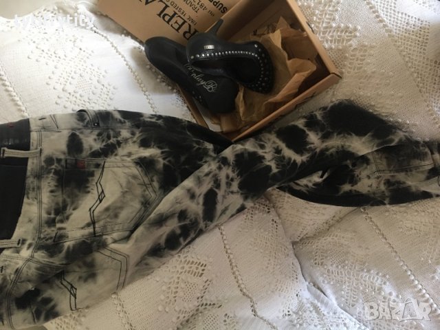 Replay обувки 36н. дънки, снимка 6 - Дамски обувки на ток - 26992475