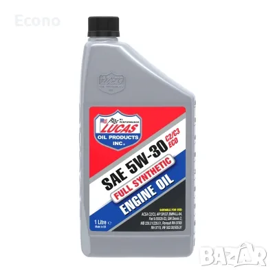 Масло Lucas oil Syn 5W30, C3-ECO, ECO-FD, C3-ECO-V, C2/C3-ECO, С2/С3 ЕСО PLUS , снимка 7 - Аксесоари и консумативи - 39058653