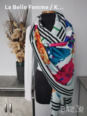 Дамски шалове от коприна, снимка 5 - Шалове - 49840377