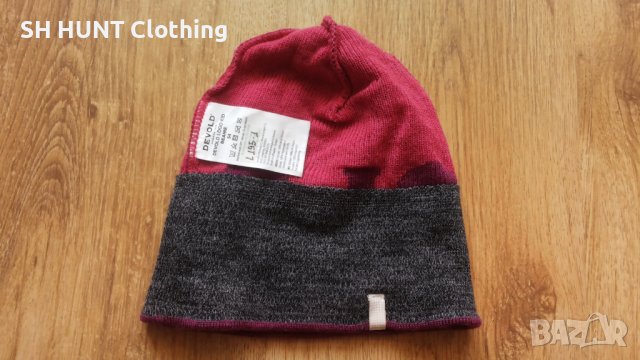 DEVOLD Logo Kid Beanie 100% Merino Wool детска шапка 100% Мерино вълна - 445, снимка 5 - Шапки - 43284059
