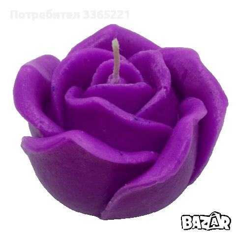 Малка роза свещ, снимка 1 - Други - 37957531