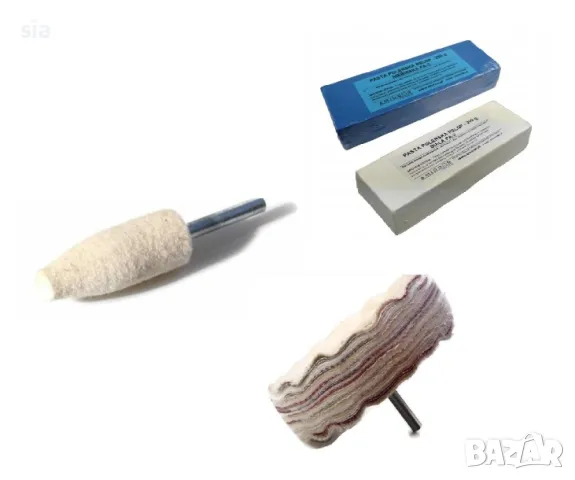 Паста за полиране на джанти+ аксесоари, комплект , снимка 3 - Аксесоари и консумативи - 49428941