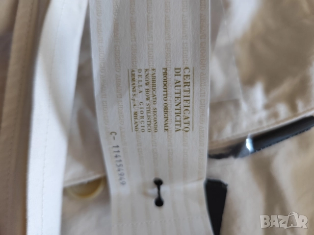 Emporio Armani тренч, снимка 10 - Якета - 51738257