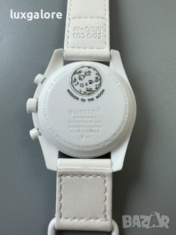 Мъжки часовник OMEGA x Swatch MoonSwatch с кварцов механизъм, снимка 6 - Мъжки - 50953561