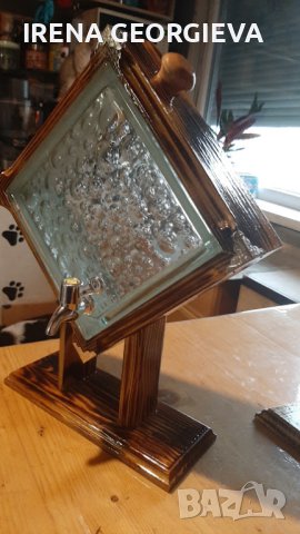 диспенсер за алкохол с метален обков, снимка 14 - Декорация за дома - 43971953