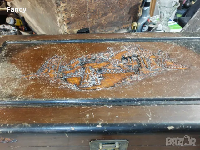 Стар китайски скрин от сандалово дърво, снимка 8 - Антикварни и старинни предмети - 49794976