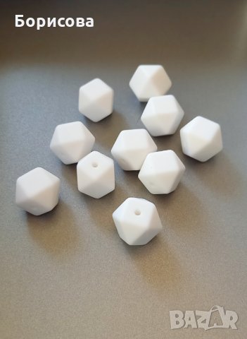 Силиконовото мънисто многоъгълник за бебешка залъгалка, снимка 5 - Други - 34632473