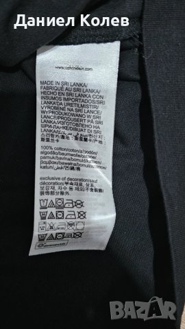 Calvin Klein мъжка черна тениска – нов модел, размер L, снимка 6 - Тениски - 51104085