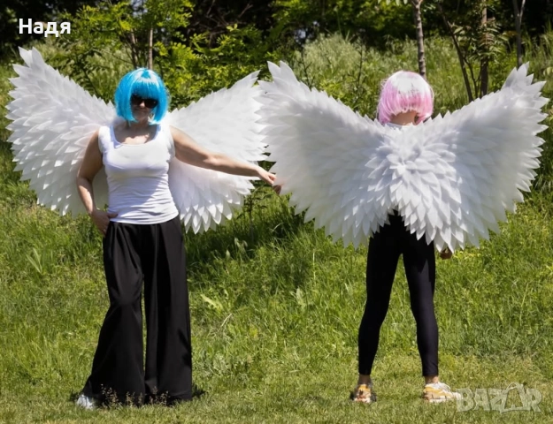 Ангелски крила за декор,фотосесия,парти,танци, снимка 3 - Други - 52116619