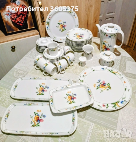 Немски порцелан от Arzberg  Германия в отлично състояние, снимка 3 - Сервизи - 53378164