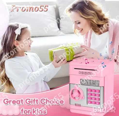 Детска Музикална Касичка с Парола и Светлини Сейф за Банкноти и Монети, снимка 4 - Други - 48319100