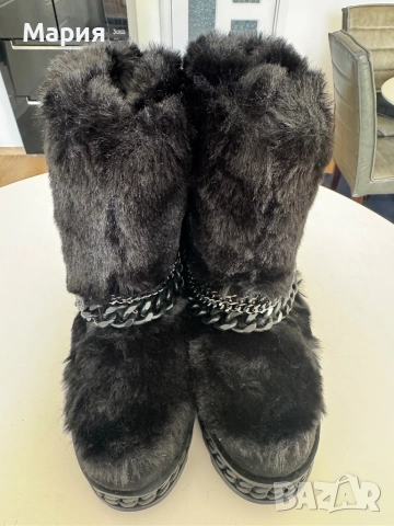 Дамски ботуши/зимни боти марка „GUESS“/40 с вътрешен ток 5см. , снимка 3 - Дамски ботуши - 52402217