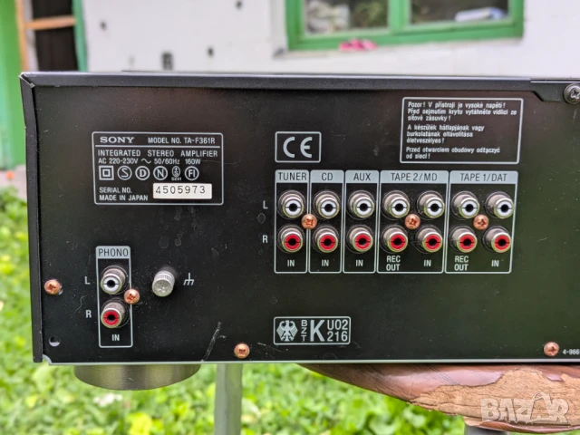 Продавам SONY TA-F361R, снимка 2 - Ресийвъри, усилватели, смесителни пултове - 50470001