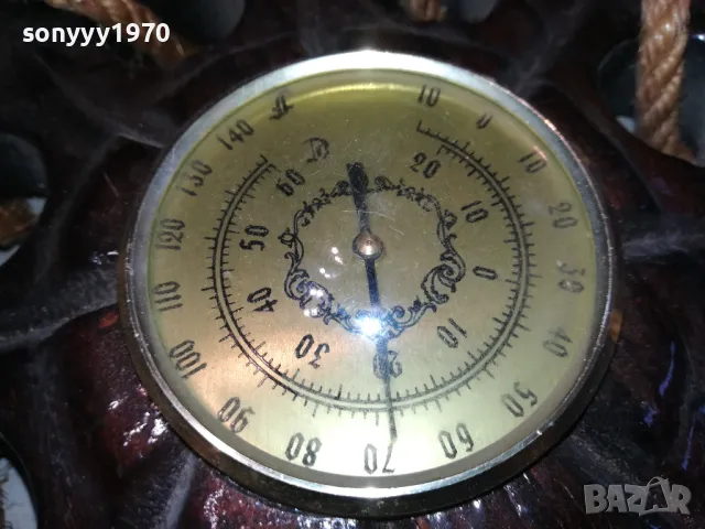 MADE IN SPAIN-БАРОМЕТЪР РУЛ 43СМ-ВНОС FRANCE LNWCR1211241000, снимка 9 - Антикварни и старинни предмети - 47935920