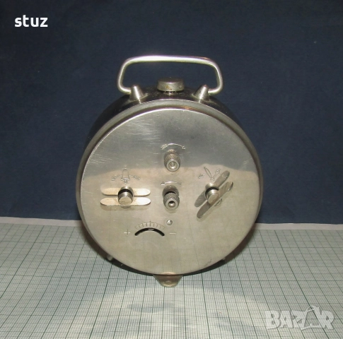 Немски механичен будилник Peter, снимка 7 - Антикварни и старинни предмети - 52886787